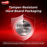 Eveready LR44 1.5V Eveready Ultima Lithium Coin Battery (Pack of 2)