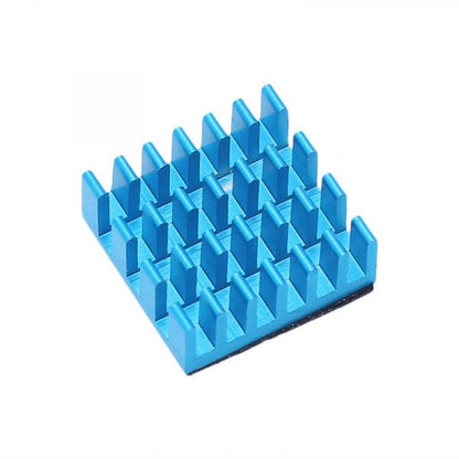 Aluminum Heat Sink Set Blue for Official Raspberry Pi 2 in 1