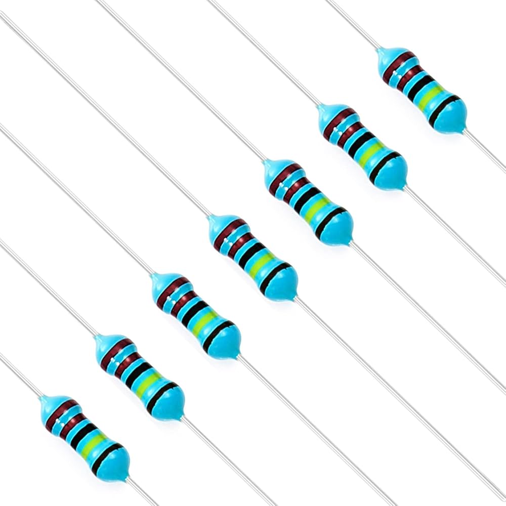 2.2M ohm 1/4 Watt ±1% Tolerance Metal Film Resistor (Pack of 10)
