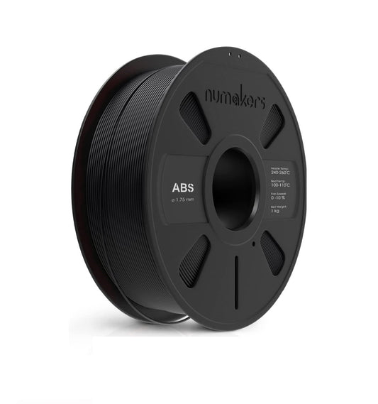 Numakers ABS Filament- Pitch Black - 1.75 mm / 1 kg