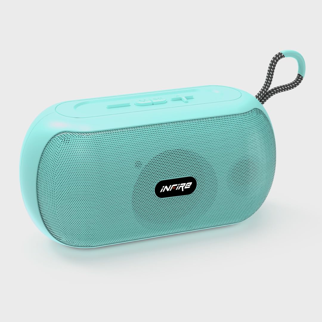 iNFiRe Groove 8W Bluetooth Speaker Wireless | High-Powered Sound, Up to 14 Hours Playback, Bluetooth 5.4, FM Radio, TF Card Slot, USB/BT Connectivity and TWS Function