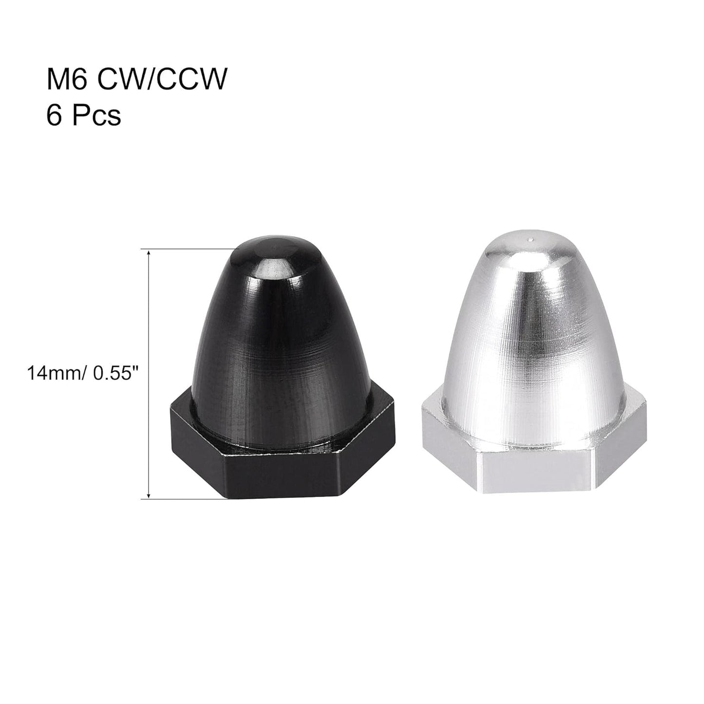 Propeller Prop Nut Cap CW CCW for 2212 920KV Brushless DC Motor M6
