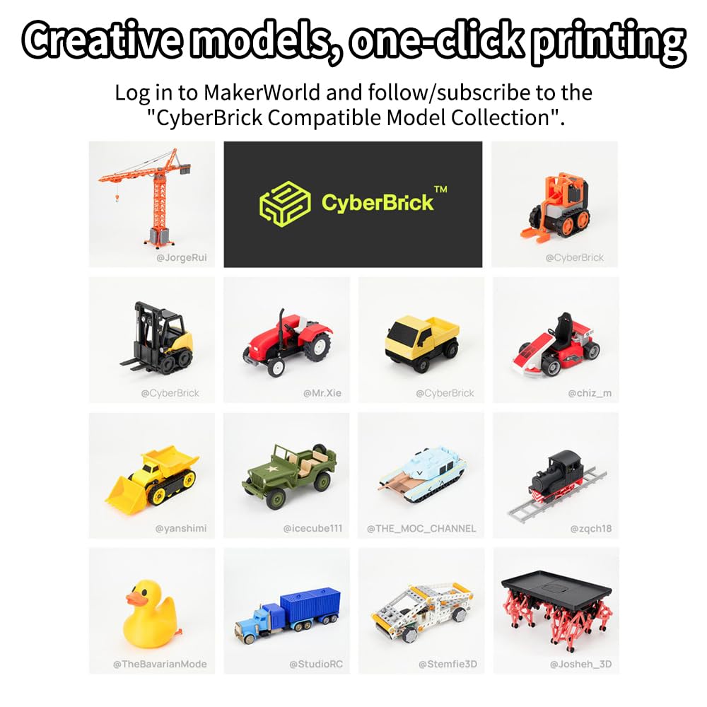 Bambu Lab CyberBrick Beginner Hardware Kit - ZK004 (1 Vehicle 1 Remote)