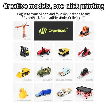 Bambu Lab CyberBrick Beginner Hardware Kit - ZK004 (1 Vehicle 1 Remote)