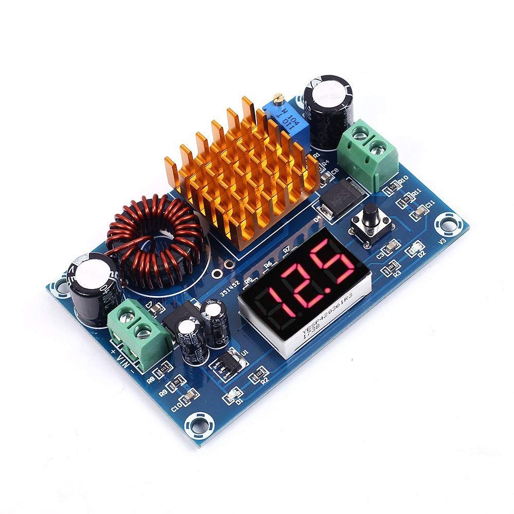 XH-M411 3V-35V to 5V-45V 5A DC-DC Digital Boost Module High-Power