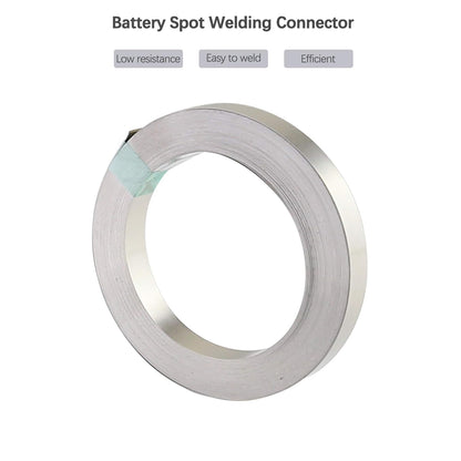 Nickel Strip 0.15x8mm Nickel Tap for 18650 Cell Battery Pack Spot Welding (1 Meter)