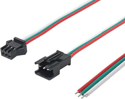 3 Pin JST SM 2517/2518 Male and Female Connector with wire 15cm (1 Pair)