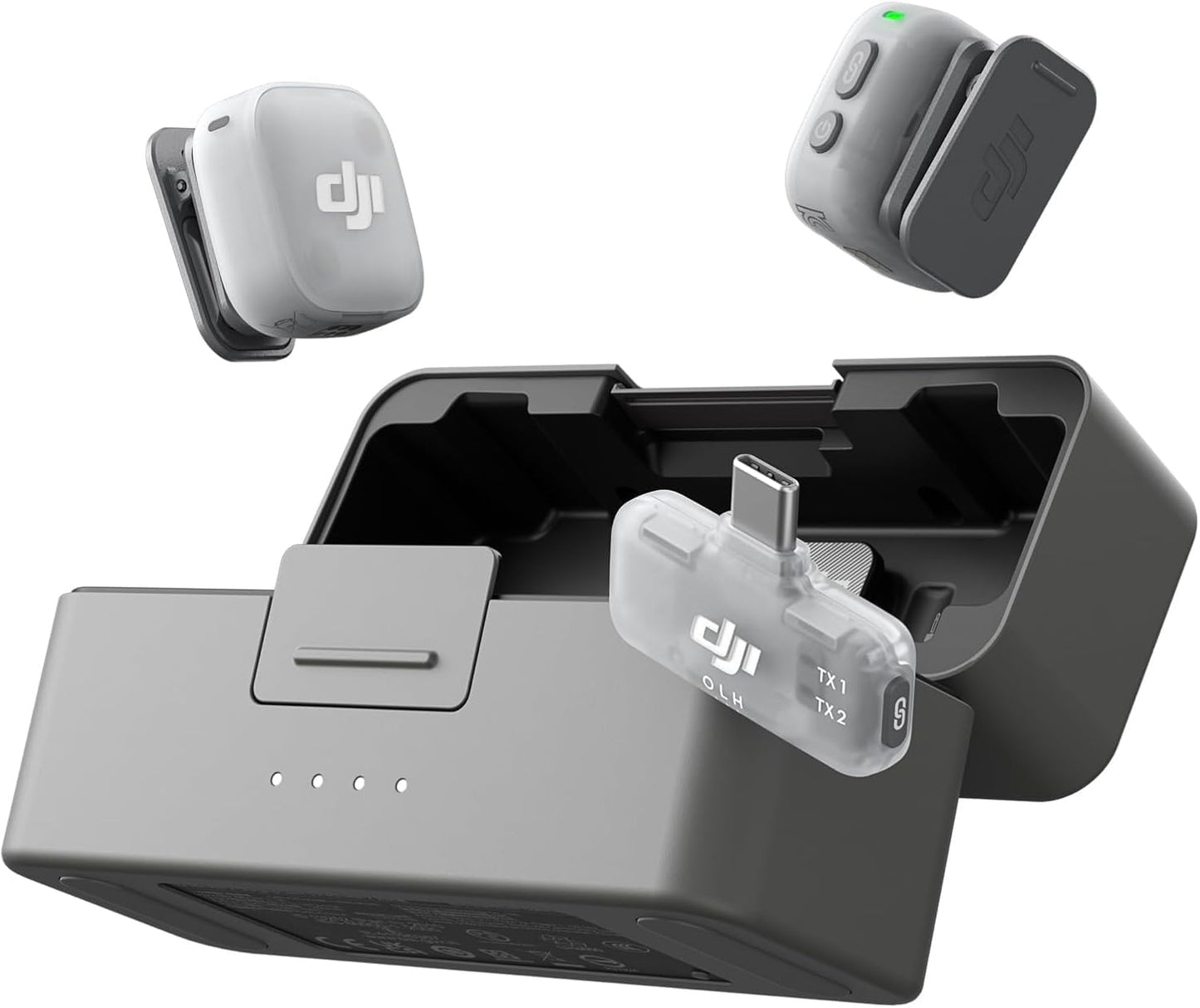 DJI Mic Mini 2 (2 TX + 1 Mobile RX + Charging Case)-Ultra Light Wireless Microphone with Noise Cancelling