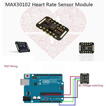 MAX30102 Pulse Oximeter Heart Rate Sensor Module HW-605