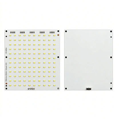 Lithophane LED Backlight Panel, Cool White, 5V Type-C, 120 LEDs, 156 × 120 mm