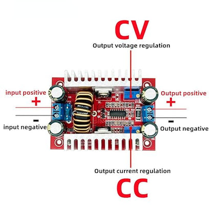 400W 15A DC-DC Step Up Boost Converter DC 8.5V-50V To DC 10V-60V 15A Constant Current Power Supply Voltage Regulator Module