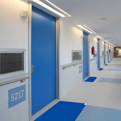ESD Safe Anti Static Cleanroom Sticky Mat, 24" x 36", Blue | 1 Mat with 30 Peelable Adhesive Sheets, Dust-Trapping, For Cleanrooms, Labs and Controlled Environments