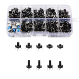 180 Pcs 10 Type Tectile Push Button Switch