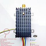 SoloGood 5.8Ghz 2W VTX FPV Transmitter Over 20Km Range TS582000 5.8G 2000MW 8CH Video Transmitter with 5dbi SMA Antenna for FPV Racing Drone Quadcopter