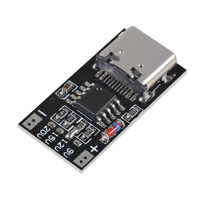 USB-C PD Trigger Board Module PD/QC Decoy Board Fast Charge USB Type-c to DC 9V 12V 15V 20V High Speed Charger Power Delivery Boost Module
