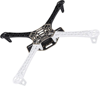 (Made in INDIA) F450 / Q450 Quadcopter Drone Frame Kit with Integrated PCB (Black & White)