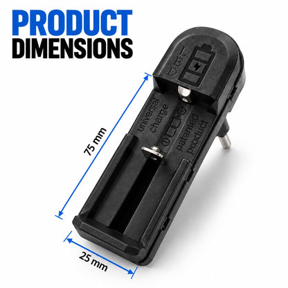 Universal Li-ion Battery Charger 3.7V Single Slot