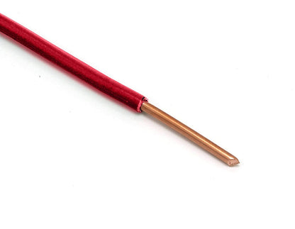 12 AWG Silicone Wire -200ºC 600v- Single Strand -Red- 1 Meter