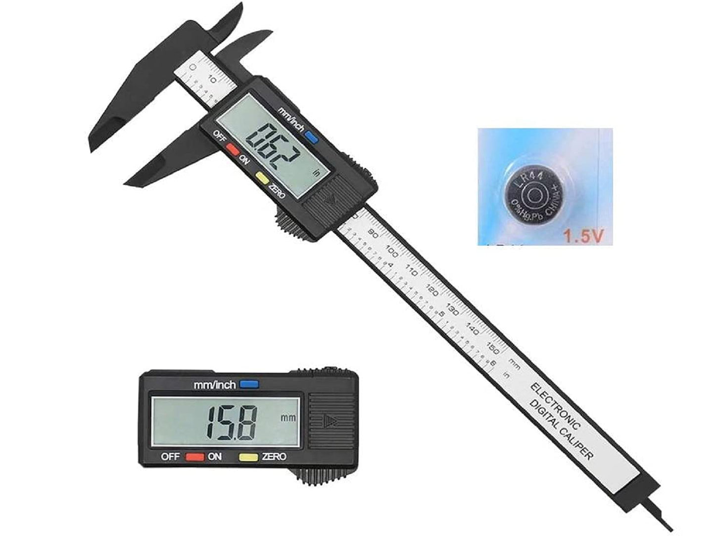 Digital Vernier Caliper 150 mm / 6-Inches