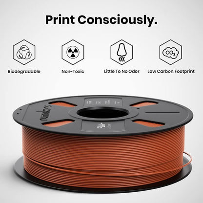 Numakers PLA+ Filament – Rust Copper – 1.75 mm / 1 kg