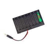 8 x AA 1.5v battery holder with On/Off Switch and DC JACK