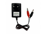 Callsa 6 V 1 Amp Fast Battery Charger with Double Indicator (AC Input 220v 50Hz Dc Output 6 Volt 1 Amp) SMPS Battery Charger with Battery Clip Red and Black