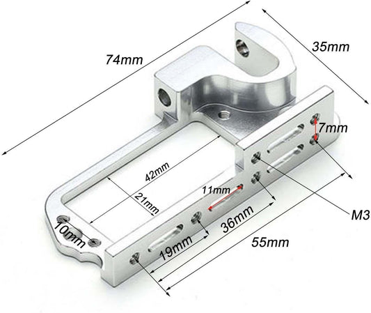 Servo Dispenser Air Drop Rack Kit (Without Servo) | Servo Parabolic Switch Aerial Vehicle Throw Device