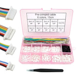 SH 1.0 Connectors and Pre-Crimped Silicone Cables Compatible with JST SH 1.0mm for F4 Pro F7 Racing drone 15cm Wire