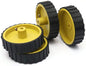 7x2 Wheel 6mm Shaft (Yellow)