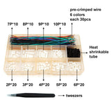 MX1.25 Connectors and Pre-Crimped Silicone 15cm Wire Compatible with Pixhawk