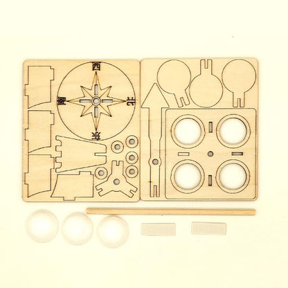 DIY Wind Vane Early Wooden Science Experiment Kits  Weather STEAM kit