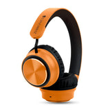 Zebronics Zeb-Bang Pro ORANGEBluetooth Wireless On Ear Headphones with Mic V5.0, 30H Backup, Foldable, Call Function, Voice Assistant, Built-in Rechargeable Battery, Type C, 40Mm Driver and Aux (Orange)