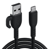 Portronics POR 2885 Konnect Core 3 USB to Micro USB Cable 1 m Length (Black)