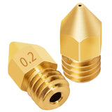 0.2 mm Nozzle for 3D Printer Brass Nozzle (Pack of 1)