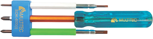 Multitec SDK-600 (i) 6 In 1 Multibit Insulated Screw Driver Set with Voltage Tester Handle