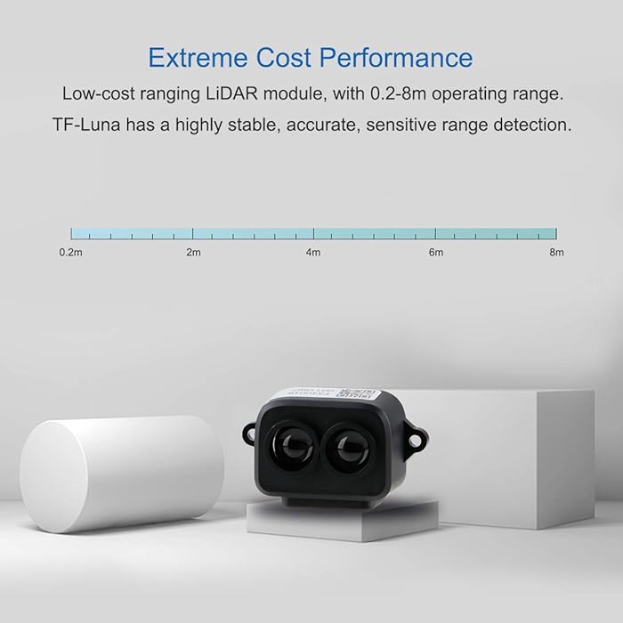 Benewake TF-LUNA Micro LiDAR 8M Distance Sensor