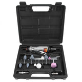 Air Sander Grinder Kit Polisher Machine Air Die Tool Metal Pneumatic Grinding Mill Tool Set for Polishing and Grinding