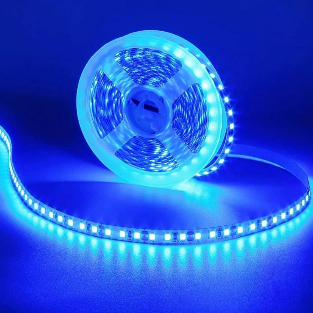 12v LED Strips 120 LED 1 Meter - Blue
