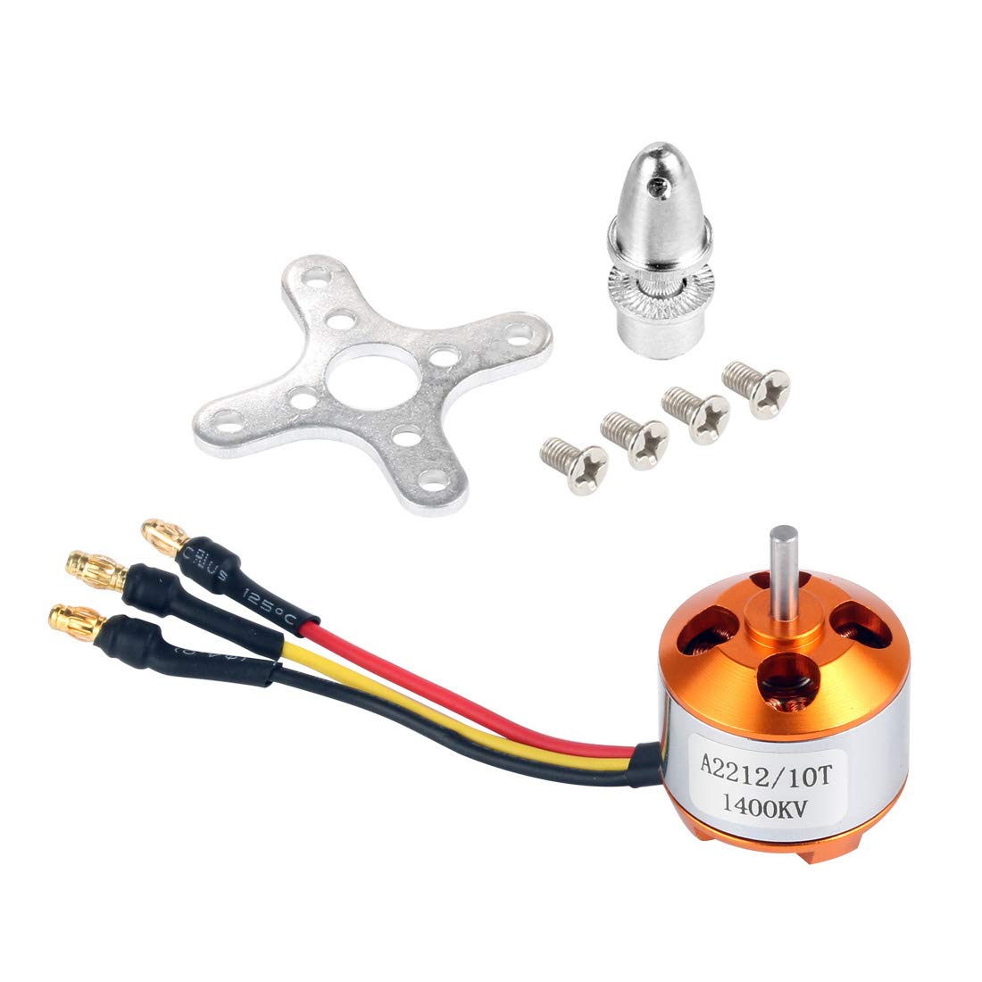 A2212 1400KV BLDC Brushless Motor for Drone With  Soldered Bullet Connector