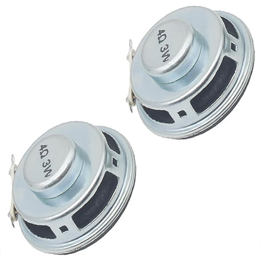 Round Bass Speaker 4 Ohm 3W Full Range Audio Speaker Dia. 40mm Stereo Woofer Loudspeaker for Bluetooth Speaker and Radio (Pack of 1)