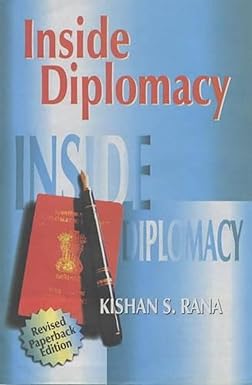 INSIDE DIPLOMACY BY KISHAN S. RANA [HARDCOVER] OLD BOOK