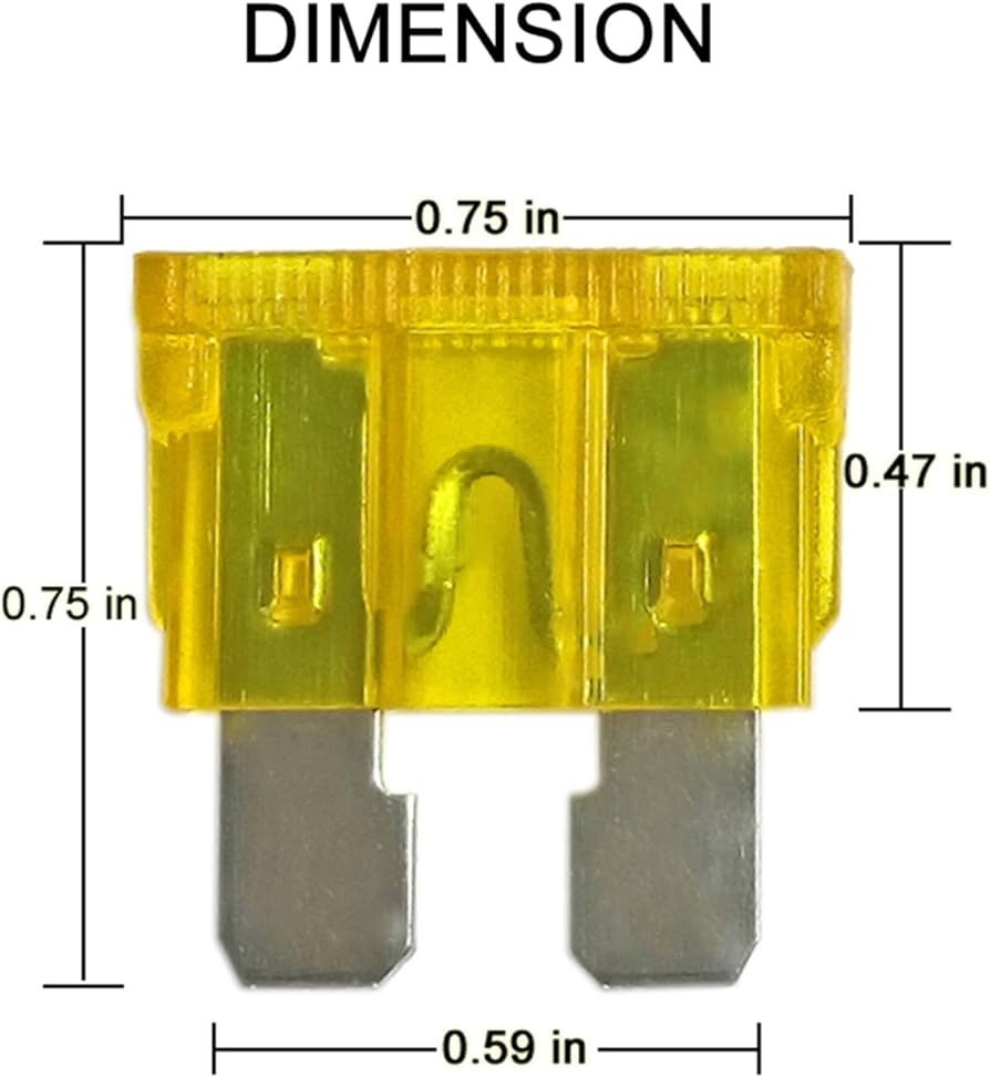 20A Oswald Norm Automotive Blade Fuse
