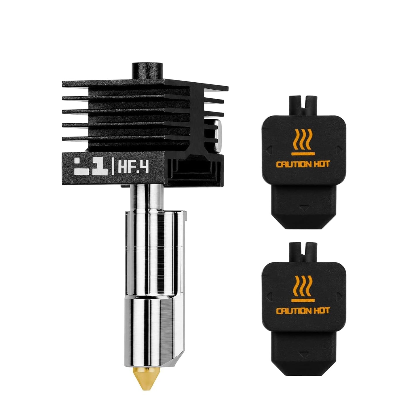 Bambu Lab High Flow Hotend with Hardened Steel Nozzle - 0.4 mm for H2/P2S/X2D (FAH063)