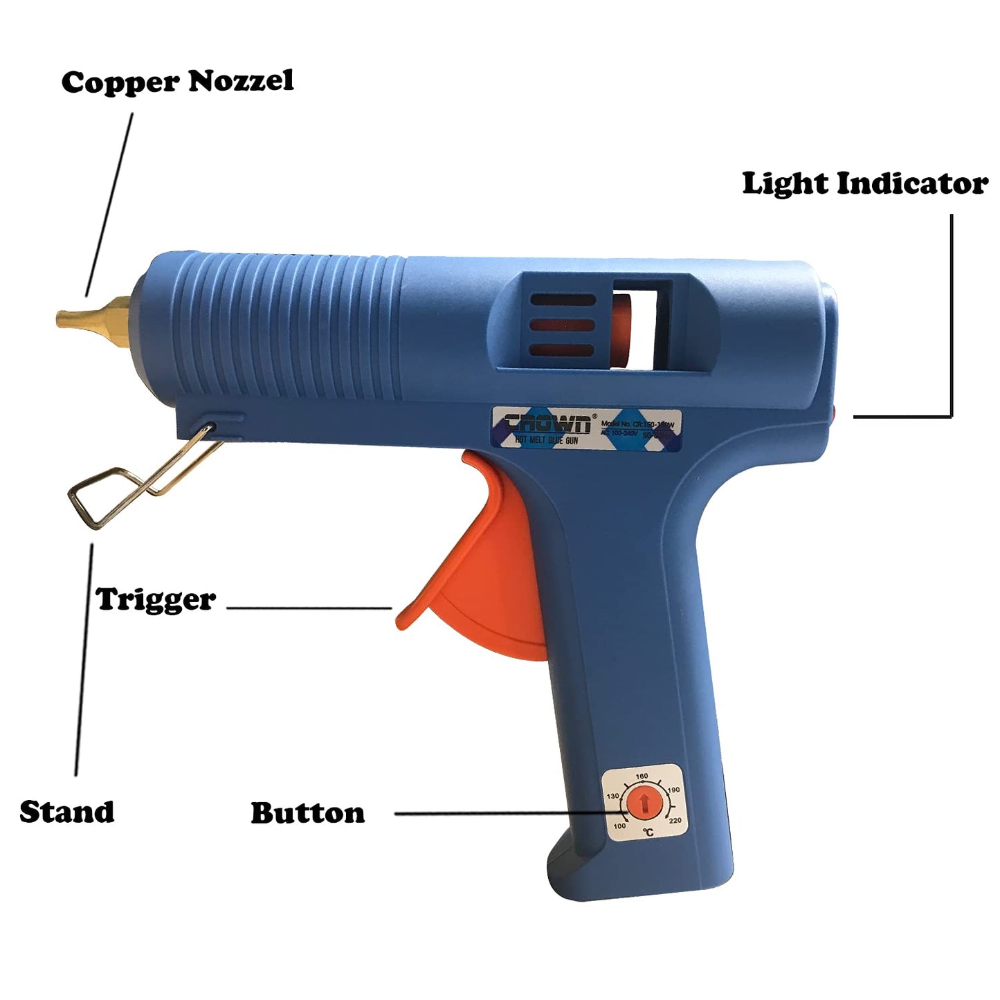 Crown CR-150 Hot Melt Glue Gun 150 Watts