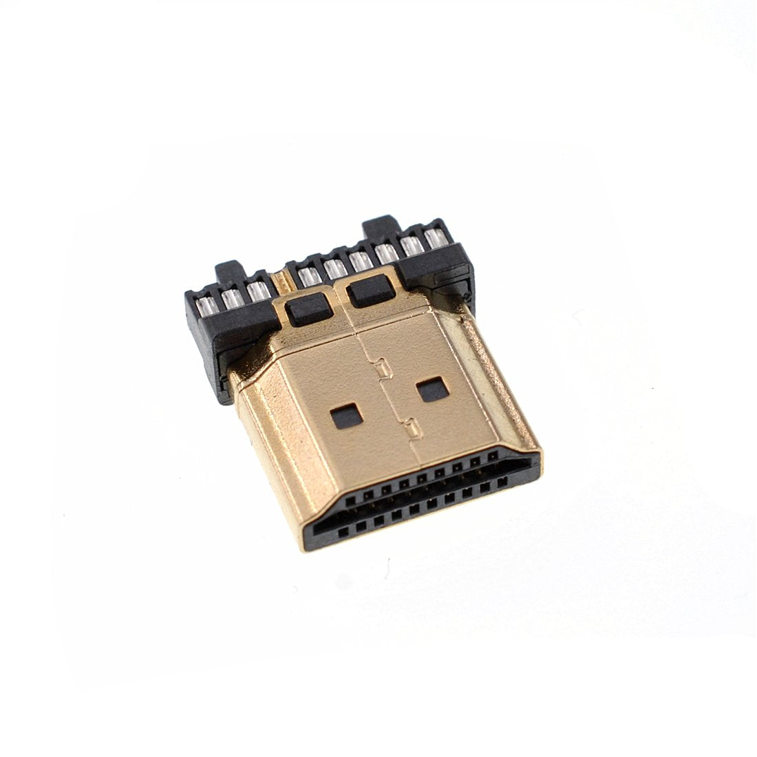 HDMI Gold Plated HDMI A Type 19 Pin Male Plug HDMI Connector with Dust Cap & Wire Clip