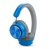 Zebronics Zeb-Bang Pro BLUE Bluetooth Wireless On Ear Headphones with Mic V5.0, 30H Backup, Foldable, Call Function, Voice Assistant, Built-in Rechargeable Battery, Type C, 40Mm Driver and Aux (Blue)