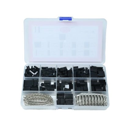 620 Pcs 2.54mm DuPont Jumper Connector Housing with Terminal Kit Set