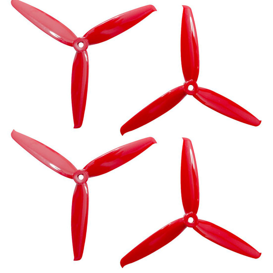 GEMFAN Flash 6042-3 Tri Blade PC Propeller, Ferrari Red (2 Pair-2 CW+ 2 CCW)