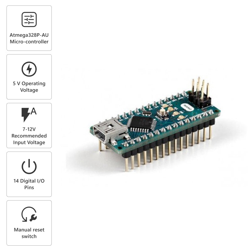 Original Arduino Nano Board (A000005) – Indian Hobby Center