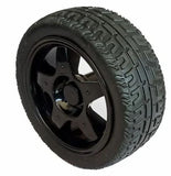 BO Wheel Black 65mm Robot Wheel